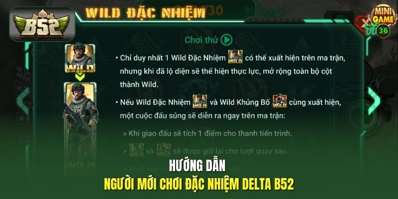 Hướng dẫn người mới chơi Đặc Nhiệm DELTA B52